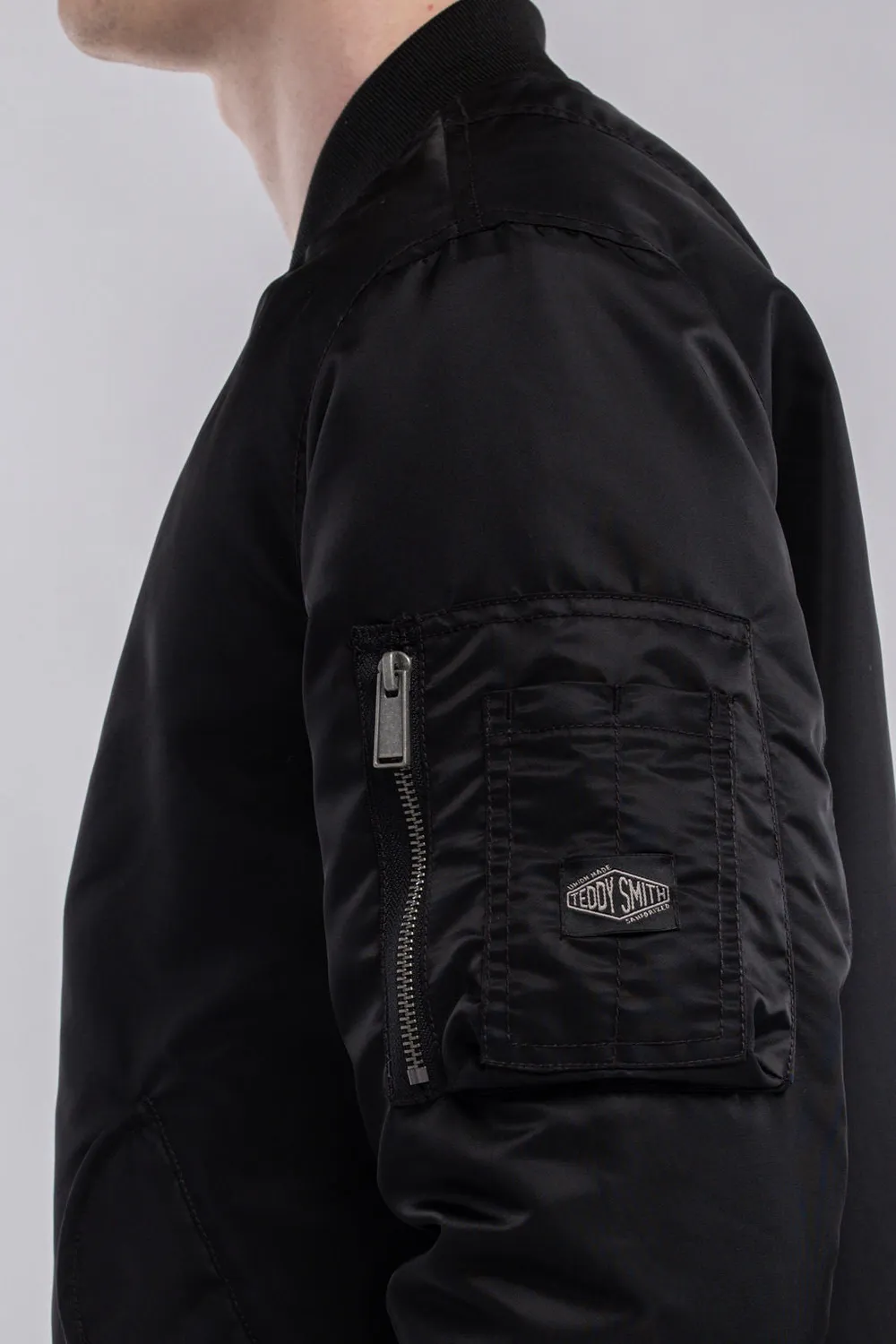 Teddy Smith MA1 B-MA1 bomber nero uomo taglie XS-XXL