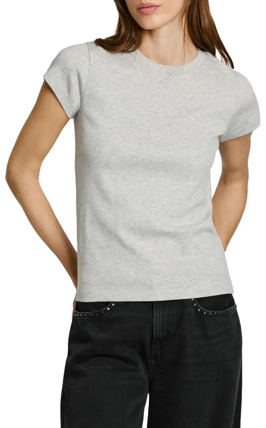 Pepe Jeans Merida t-shirt donna costina maniche corte