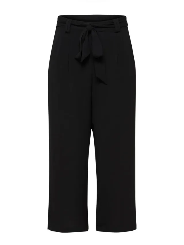 ONLY Onlwinner Palazzo pantaloni culotte neri donna