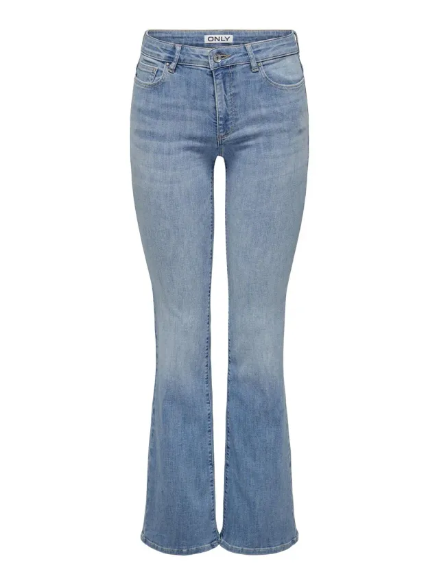 ONLY pantaloni a zampa donna (S)W x 32L flare classici