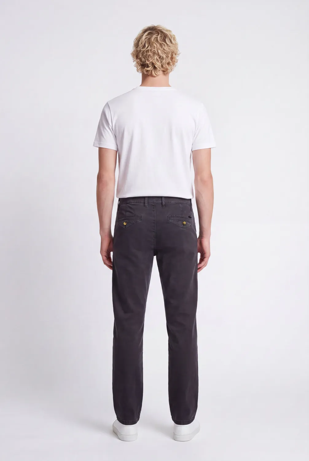 Teddy Smith Pallas Chino JA chino slim antracite cotone