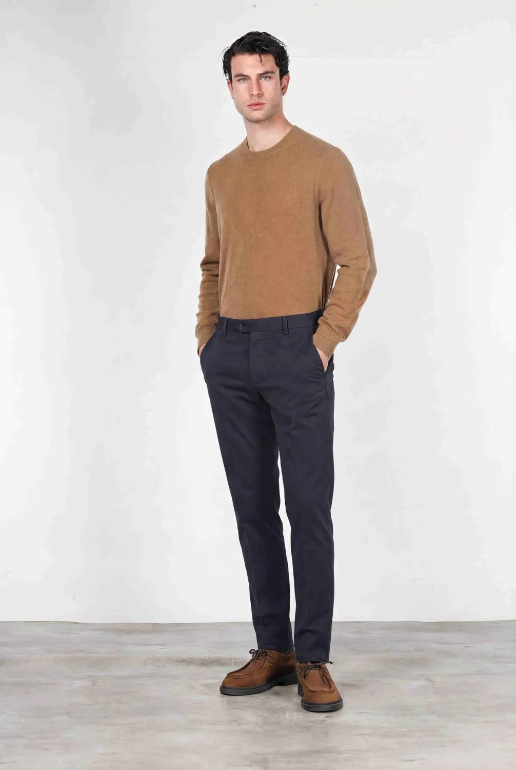 Mason's Torino Flex pantalone chino blu notte slim