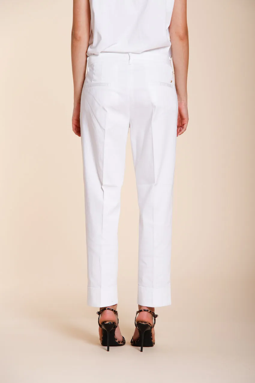 Mason's New York Carrot pantalone chino bianco raso carrot