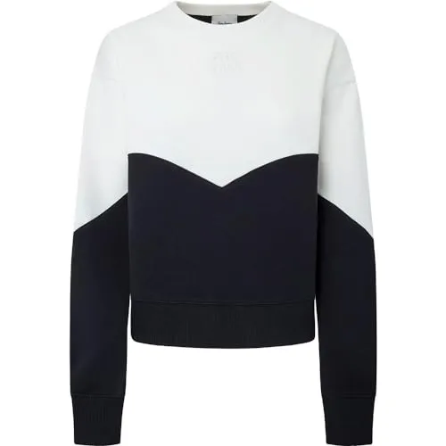 Pepe Jeans Hilda Maglione Donna M Collo Perkins Blu