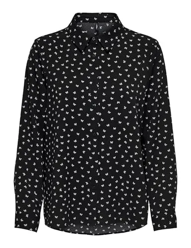 ONLY Onlnova Life Vis New Grace camicia nero XS viscosa