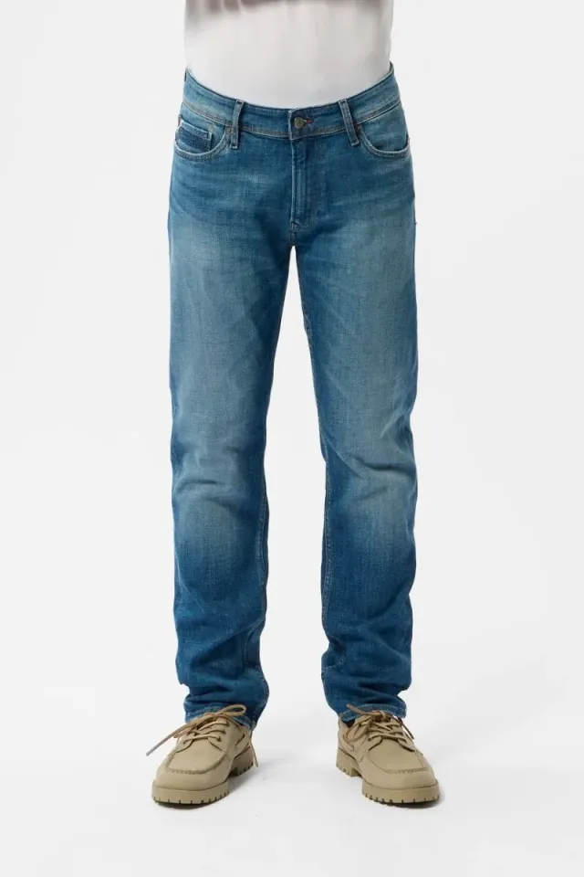 Teddy Smith Reeple Rock L32 jean uomo vintage indigo
