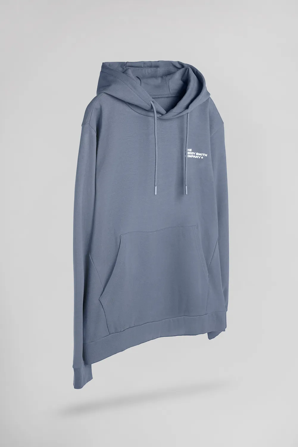 Teddy Smith S-Company Hoody felpa cappuccio grigio meteore cotone