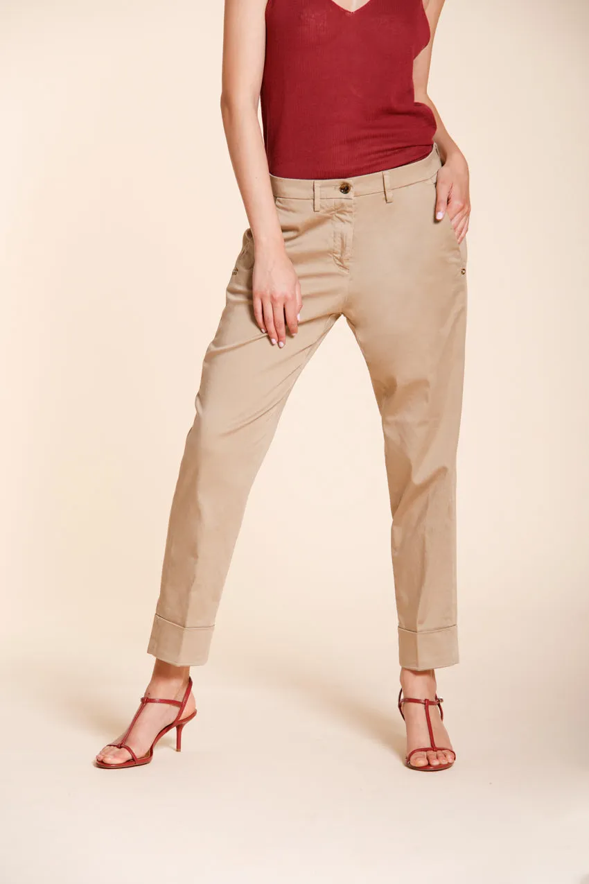 Mason's New York Carrot chino donna beige medio carrot fit