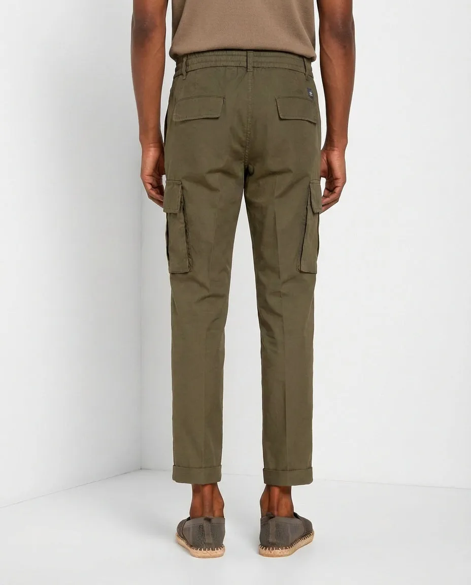 Mason's Chile Jogger Cargo Uomo Verde Scuro Extra Slim
