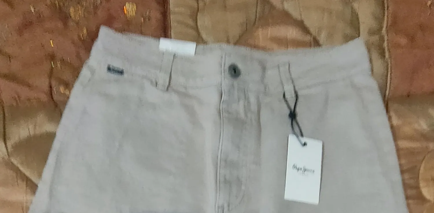 Pepe Jeans Tania pantaloni donna blu 30W gamba larga
