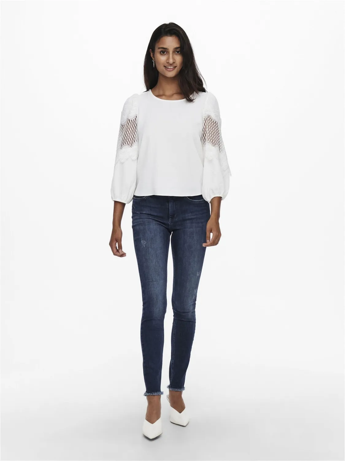 ONLY ONLBlush Mid Skinny jeans blu medio XL/30L