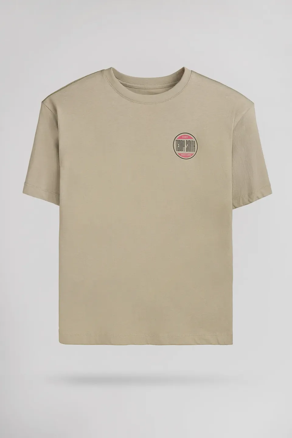 Teddy Smith T-Cars t-shirt kaki ragazzo cotone