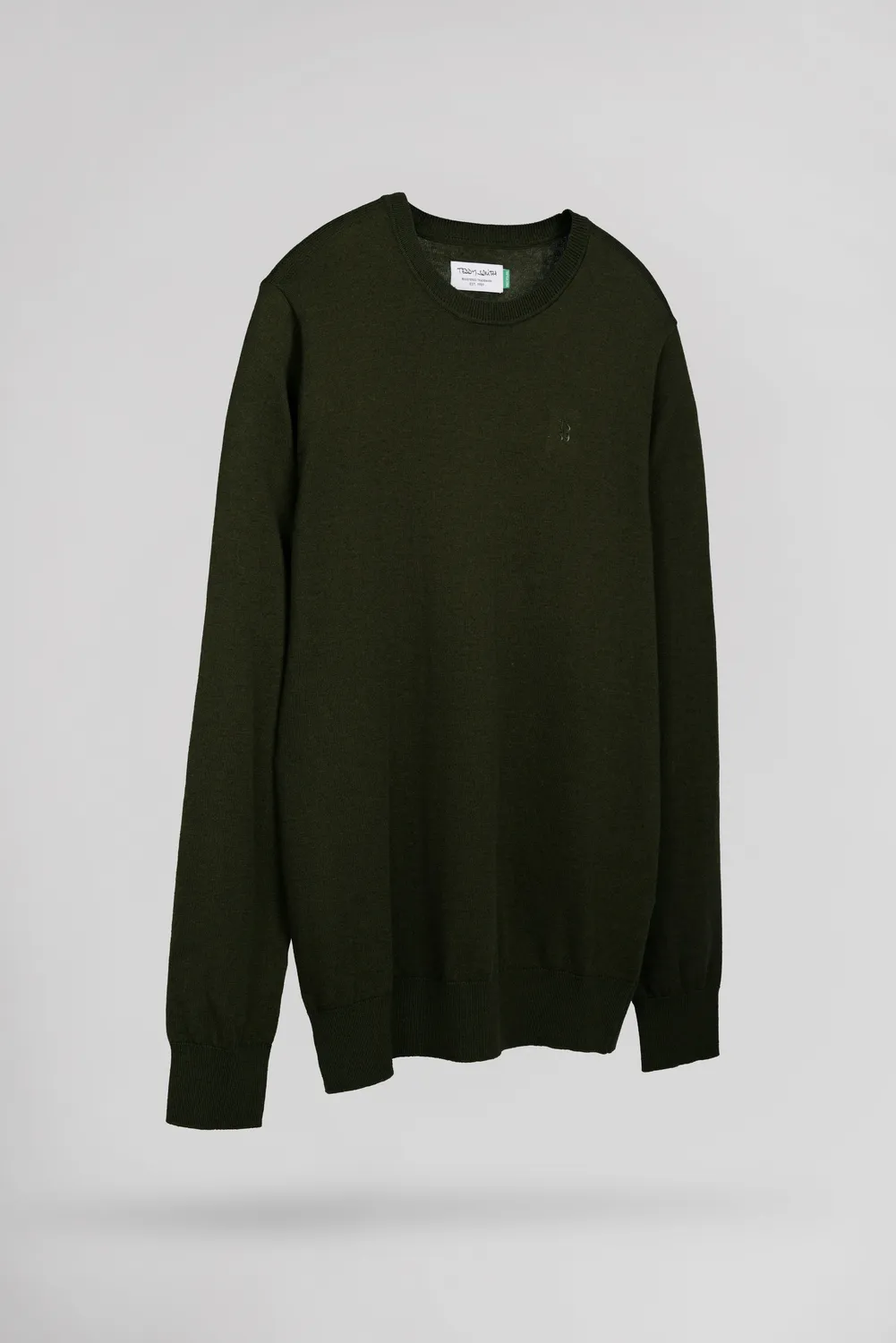 Teddy Smith P-Martino Pull Uomo Verde Kaki Slim
