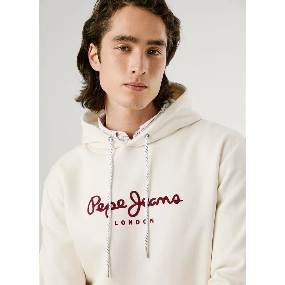 Pepe Jeans Macbeth felpa uomo cappuccio taglia M beige