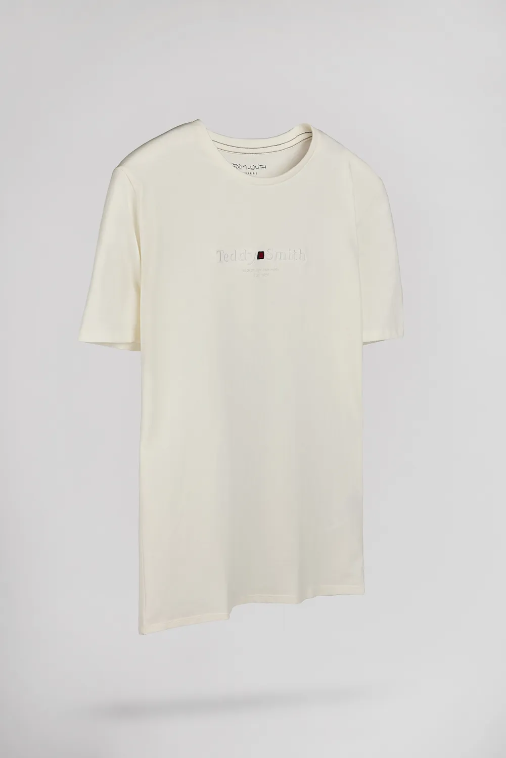 Teddy Smith T-Jim MC t-shirt uomo bianco middle white