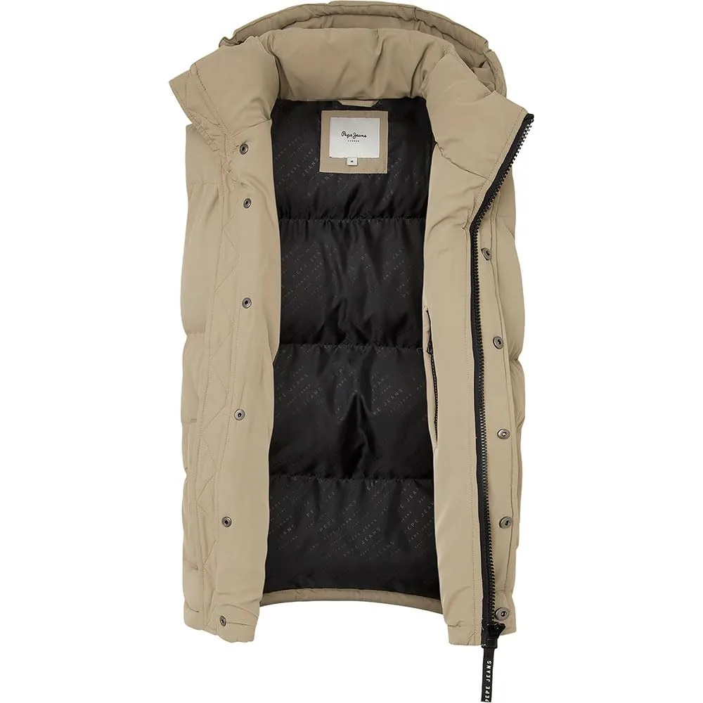 Pepe Jeans Teddy giacca uomo beige effetto teddy