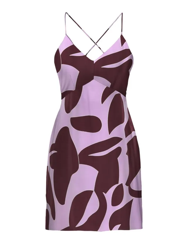 ONLY Onljane Life Janice abito viola tulle taglia S/L