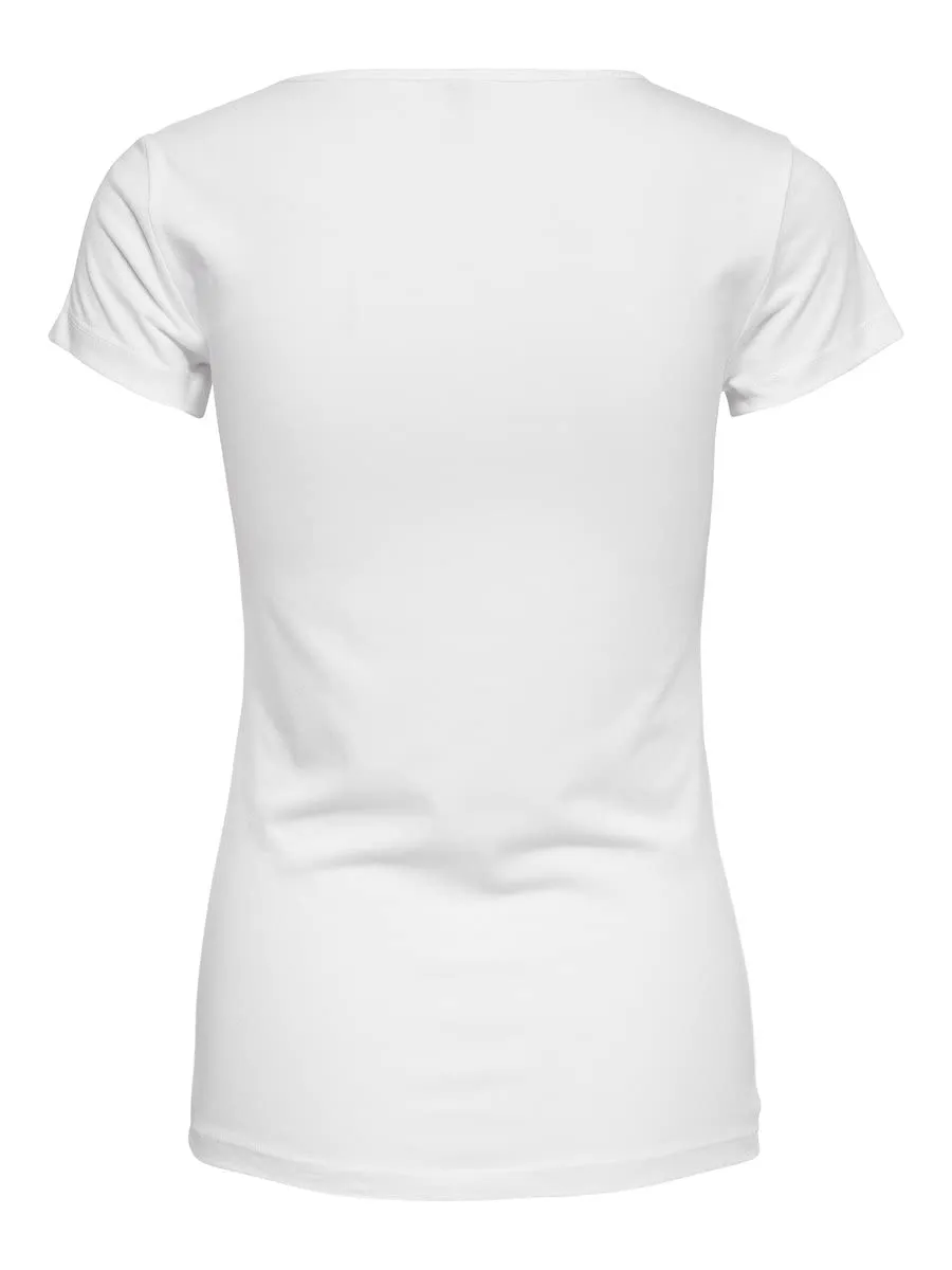 Only Onllive Love t-shirt donna M 2 pack cotone