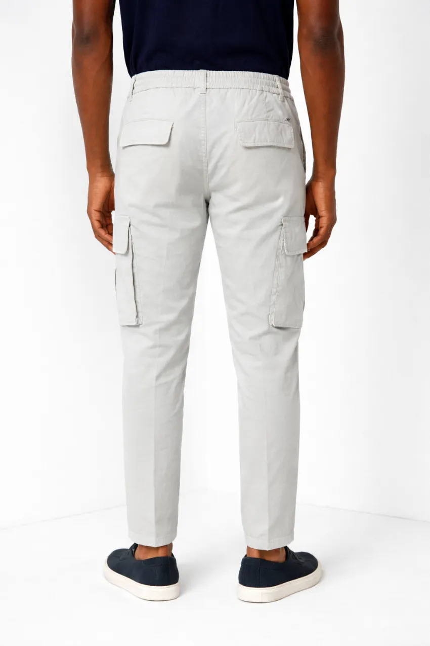 Mason's Chile Jogger pantalone cargo uomo grigio extra slim