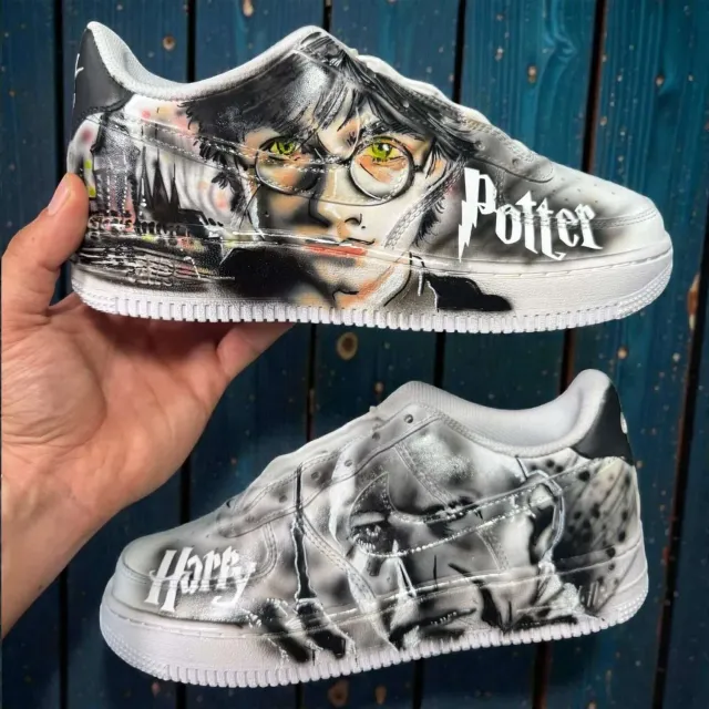 Nike Air Force 1 Harry Potter sneakers dipinte a mano