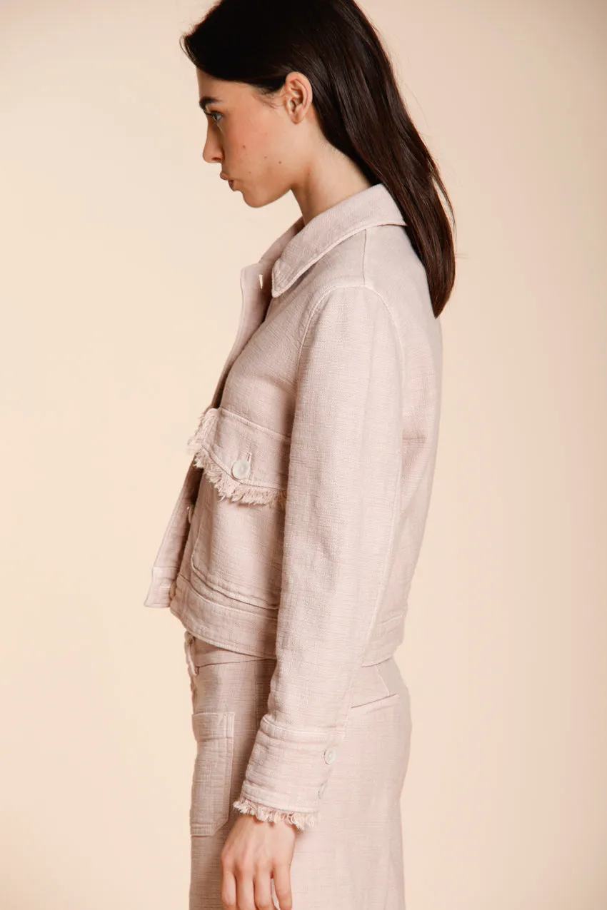 Mason's Odette giacca donna rosa stuoia cotone