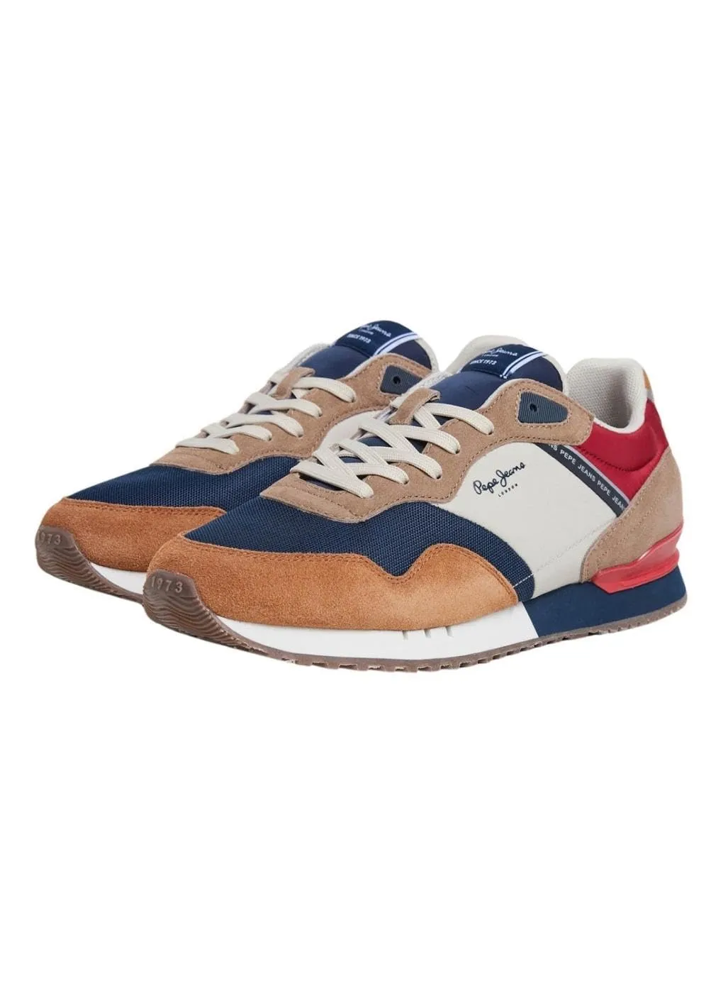 Pepe Jeans London Grade M sneakers uomo marrone