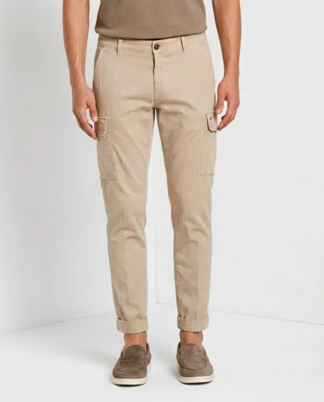 Mason's Chile cargo uomo beige medio extra slim