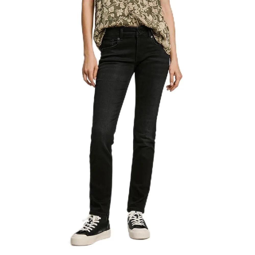 Pepe Jeans Slim Jeans Donna Blu 28W/32L Denim