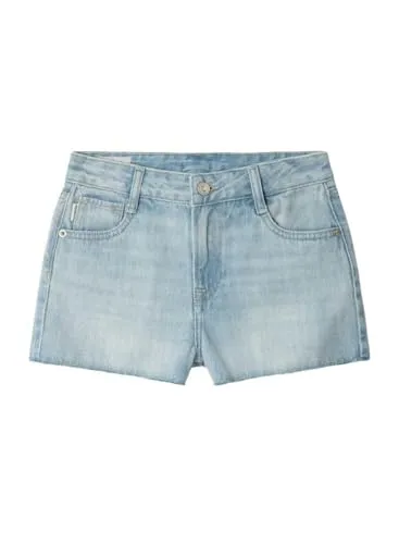 Pepe Jeans Patty Shorts jeans bambina vita alta denim chiaro