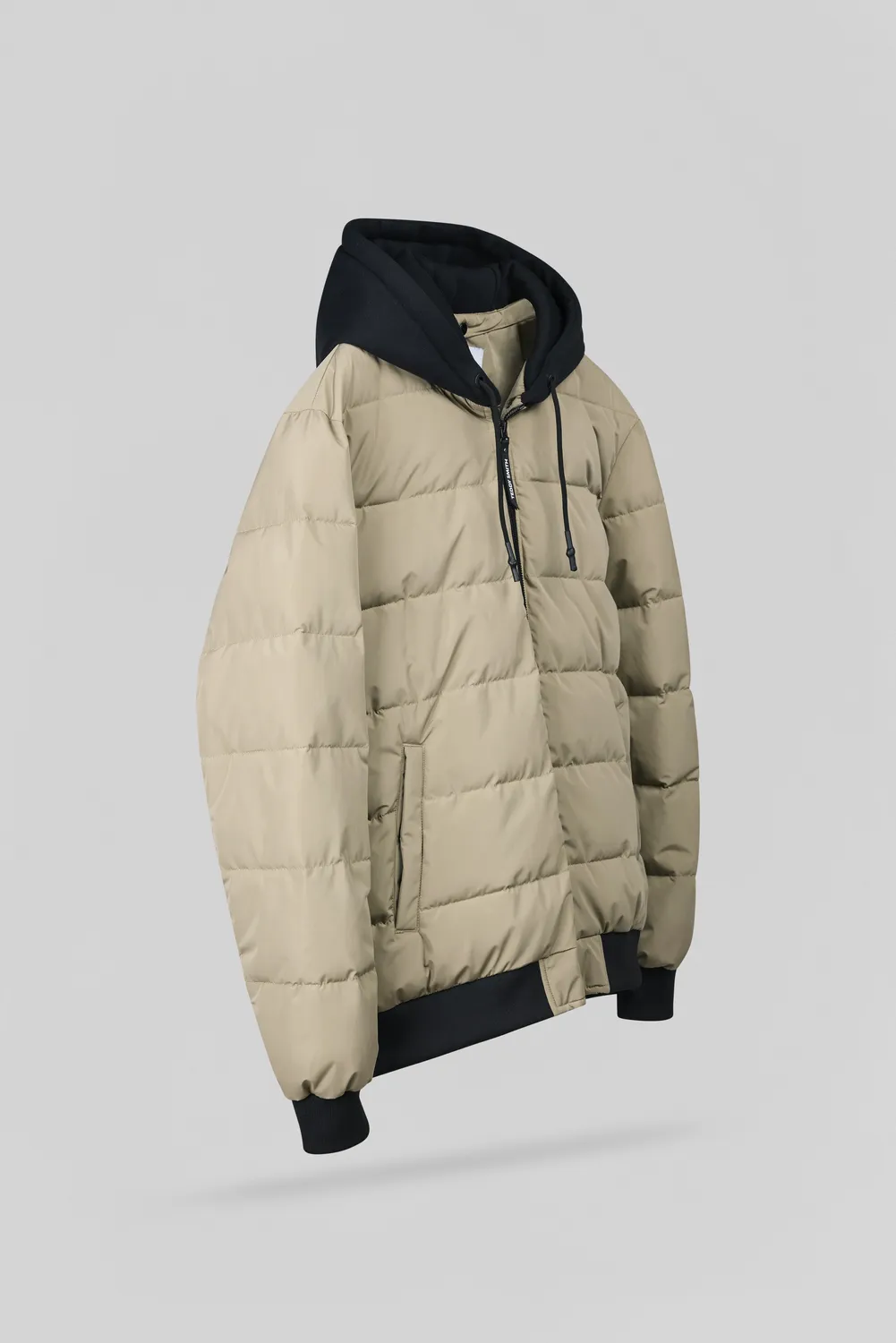 Teddy Smith B-East Piumino Uomo Wolf Beige Idrorepellente