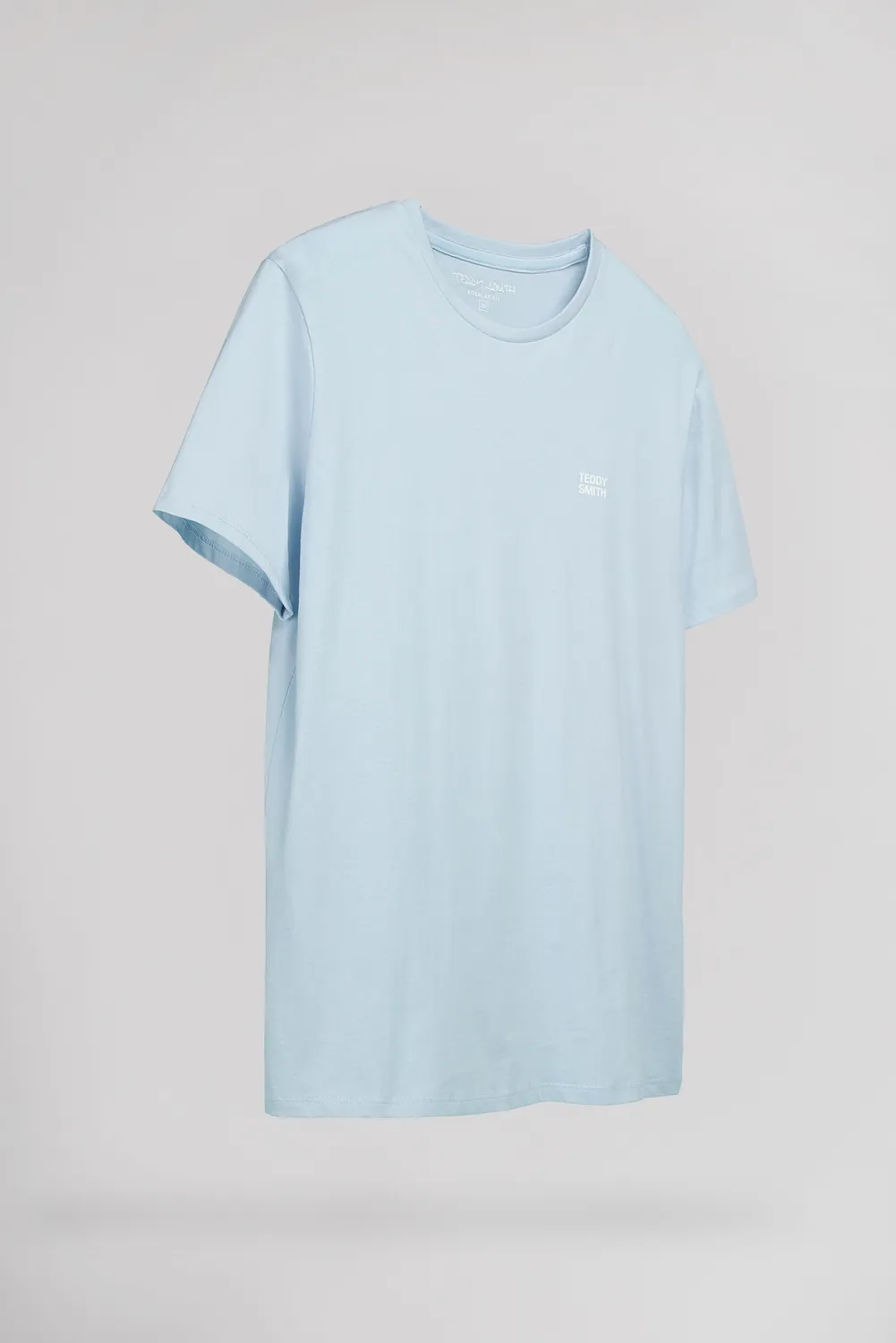 Teddy Smith The Tee 1 t-shirt uomo pastel blue chiné