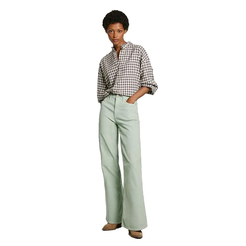 Pepe Jeans Willa pantaloni donna 34W/30L verde flare