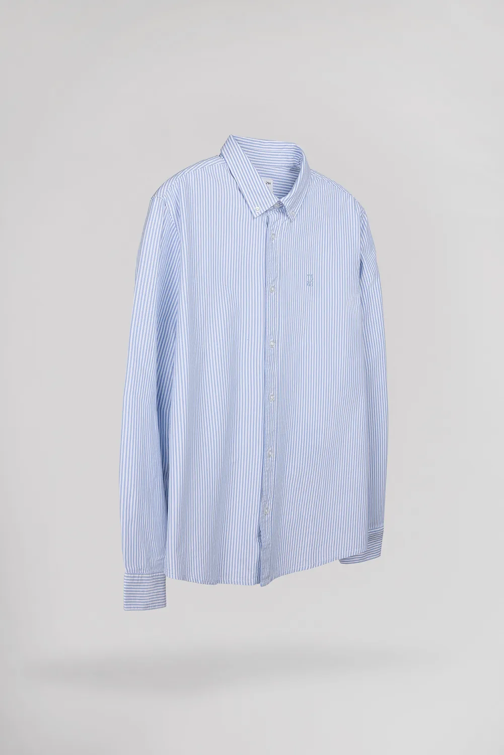 Teddy Smith C-Stanley ML camicia righe pastel blue cotone