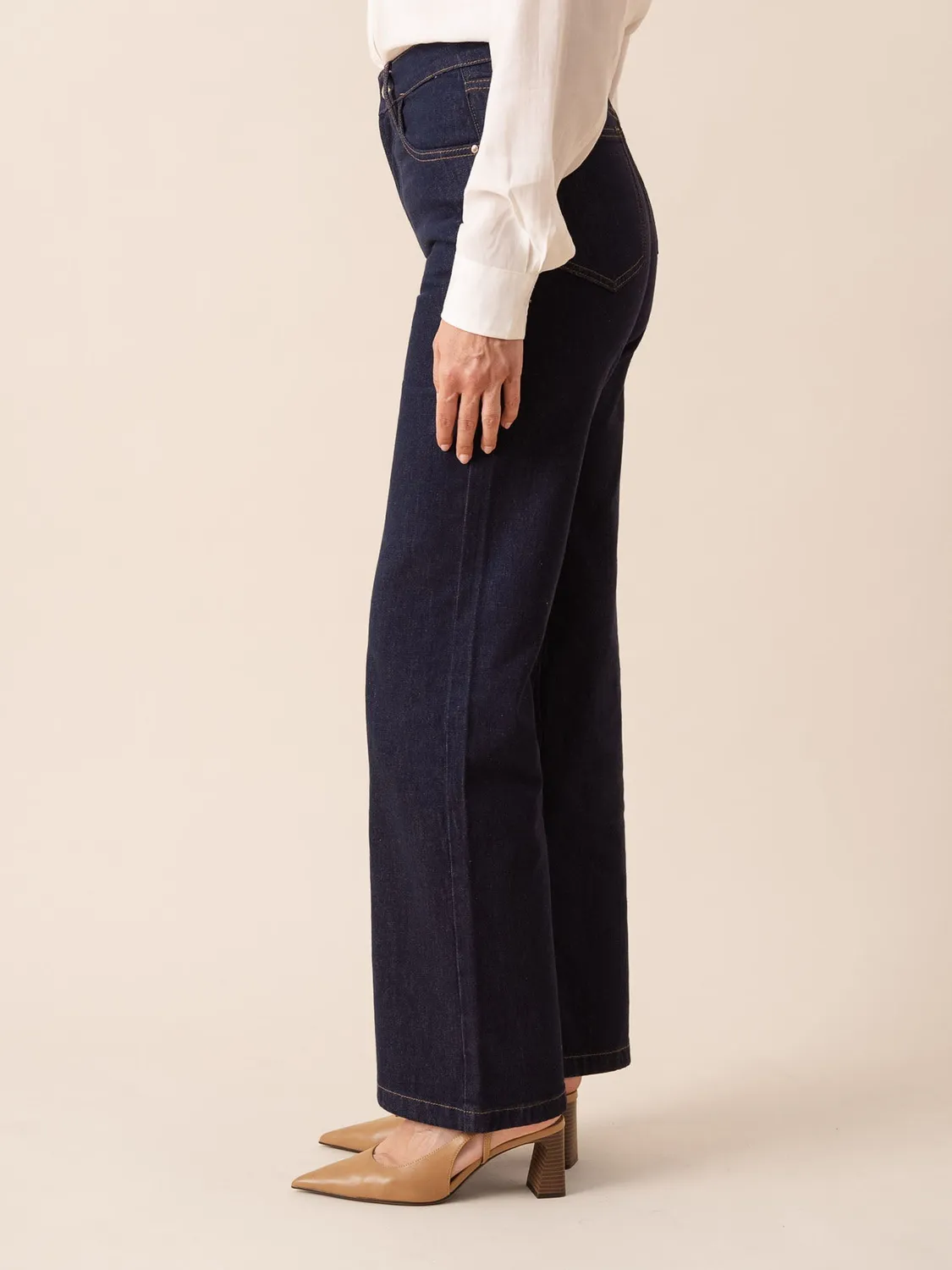 Oraije Barbara jeans dritti brut lunghi