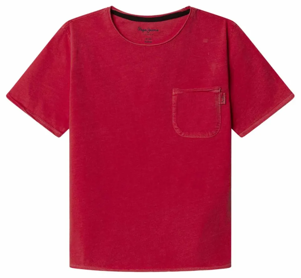 Pepe Jeans Elijah t-shirt bambino blu effetto lavato