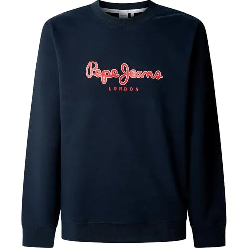 Pepe Jeans Duke Crew felpa uomo girocollo logo petto