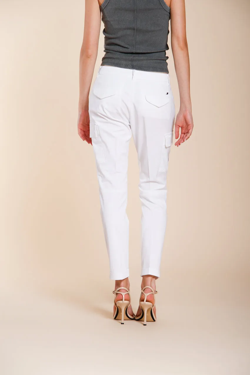 Mason's Chile City cargo donna bianco slim stretch