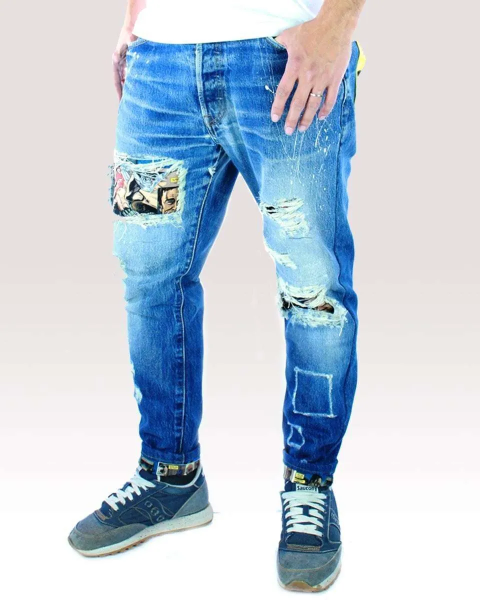 Levi's Vintage Breaking Bad jeans con tessuto serie tv inserto