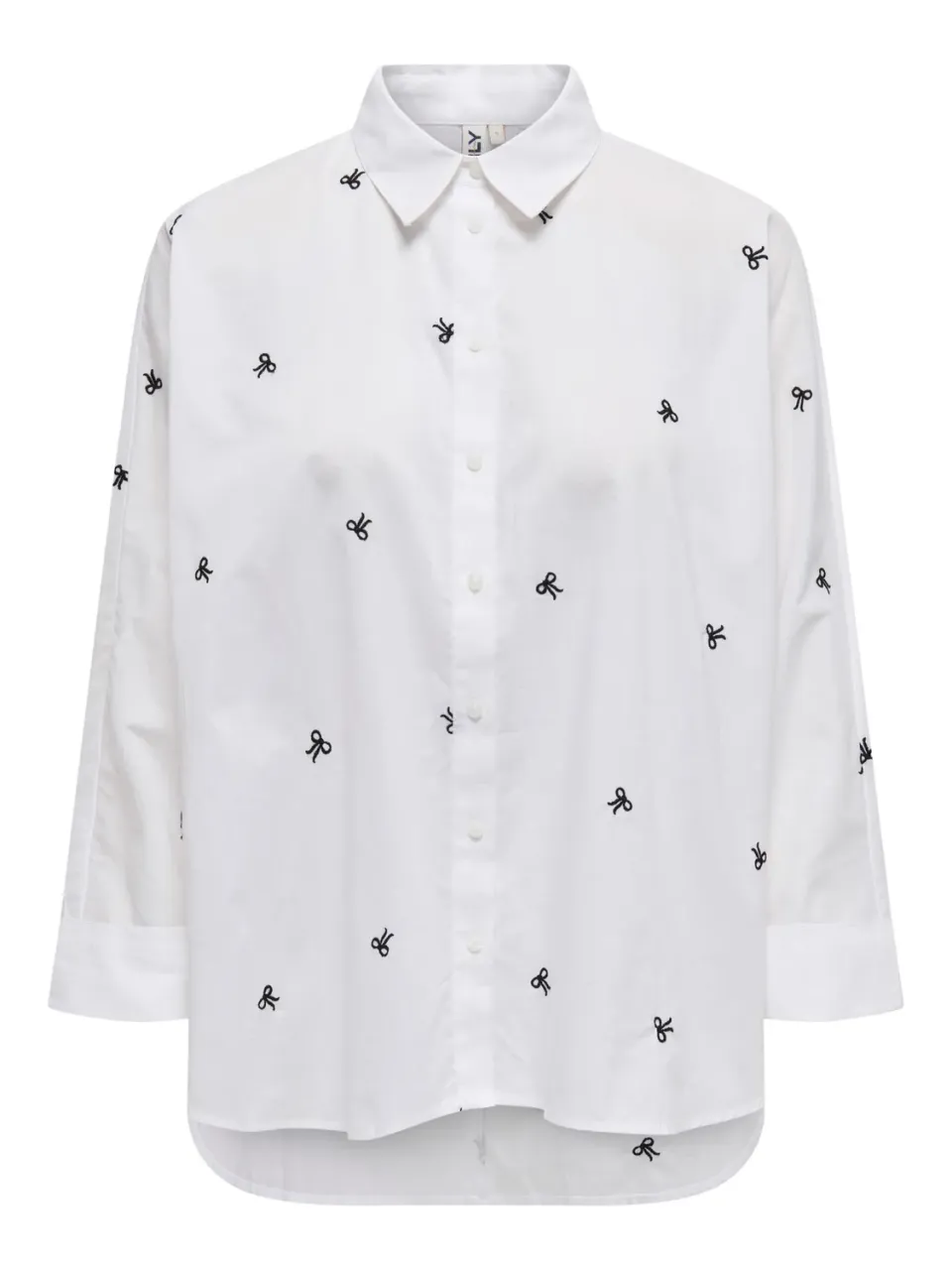 ONLY Onlnew camicia bianca box fit cotone XS