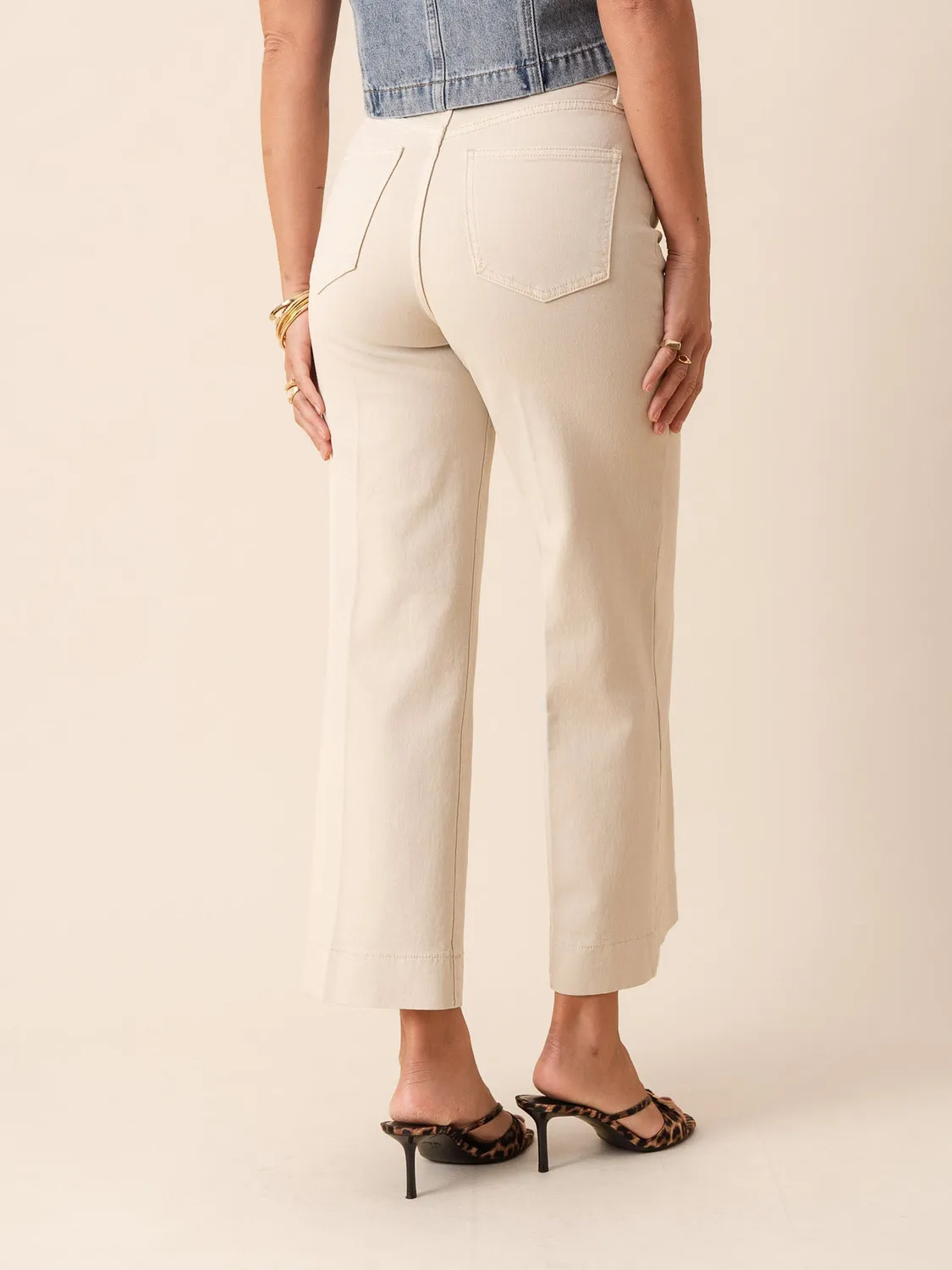 Oraije Windy jeans wide taupe