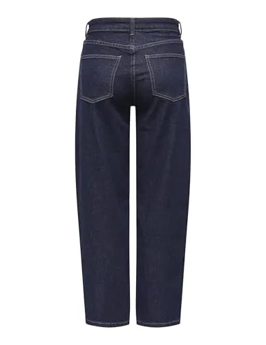 Only Onlemily Mom Crop jeans donna mom fit 30W 30L