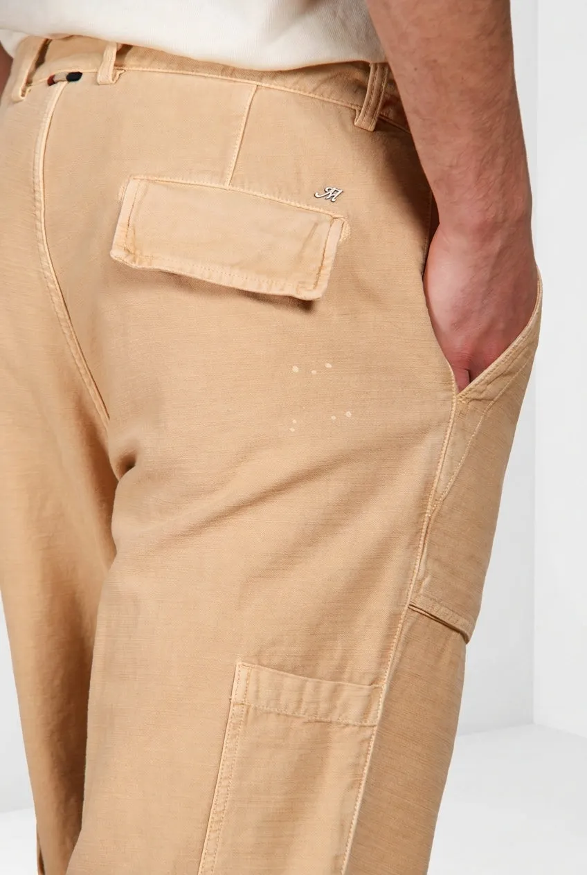 Mason's Cuba Work M74 pantalone uomo kaki cotone