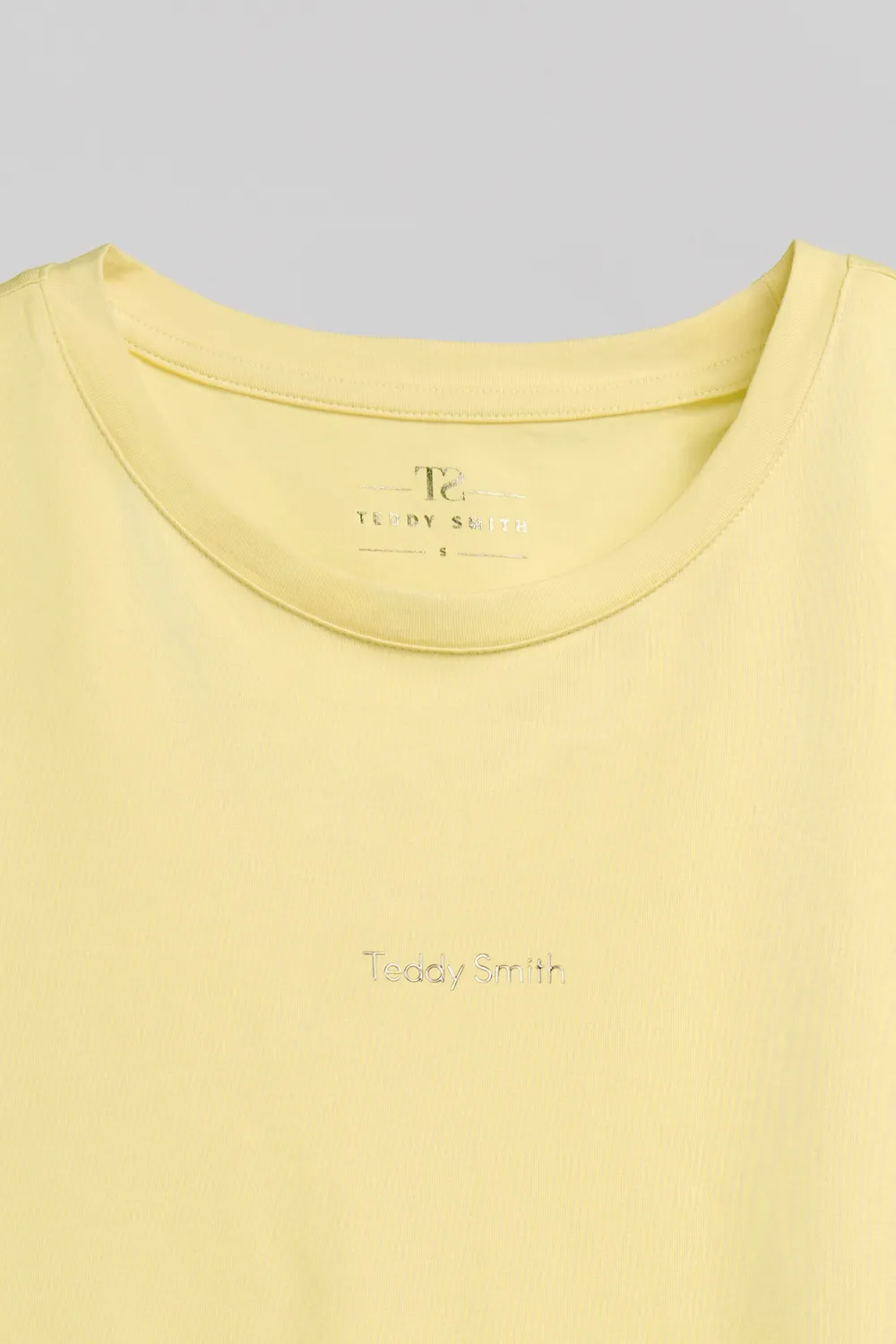 Teddy Smith T-Ribelle t-shirt donna giallo limone
