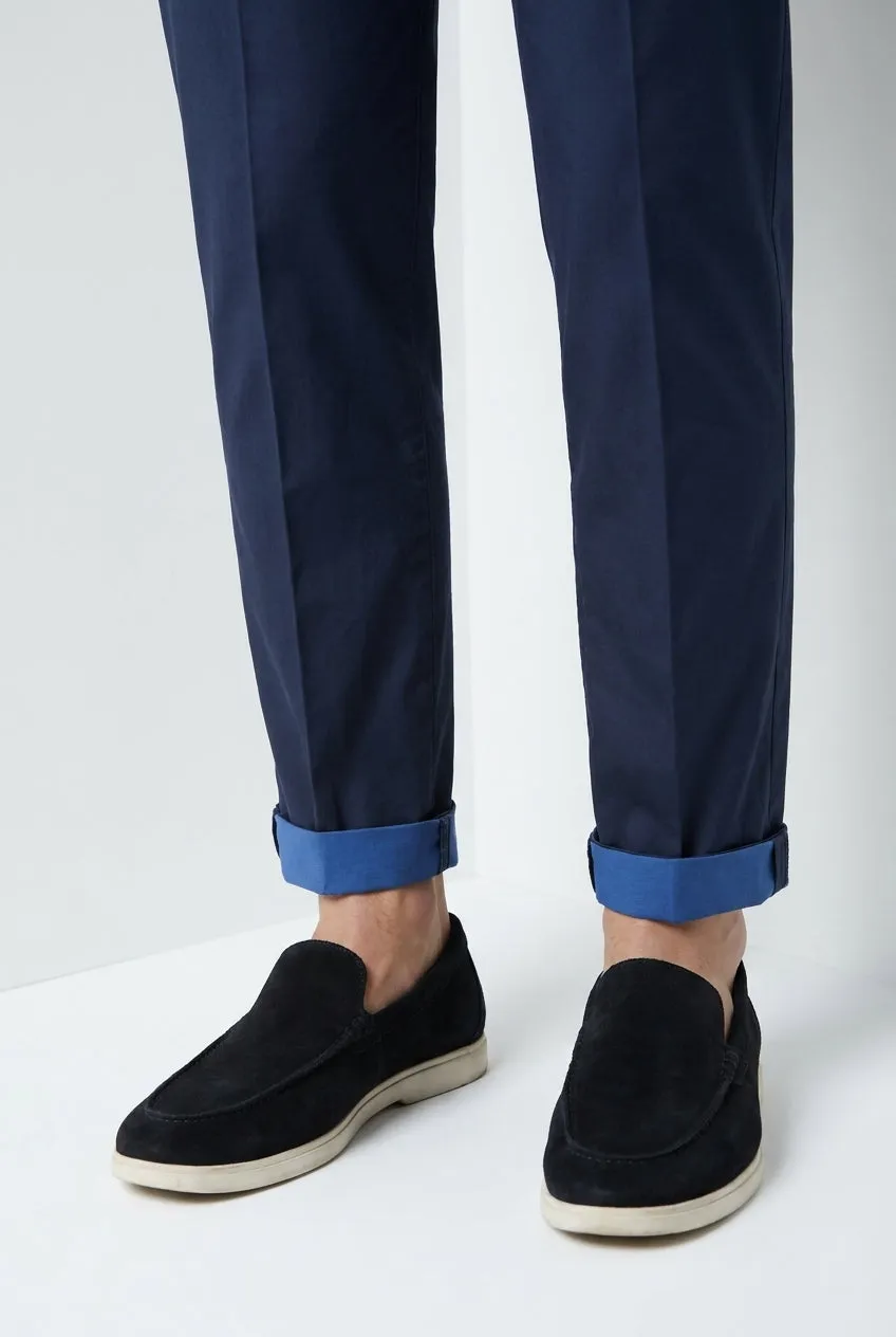 Mason's Torino City Travel chino uomo blu navy slim