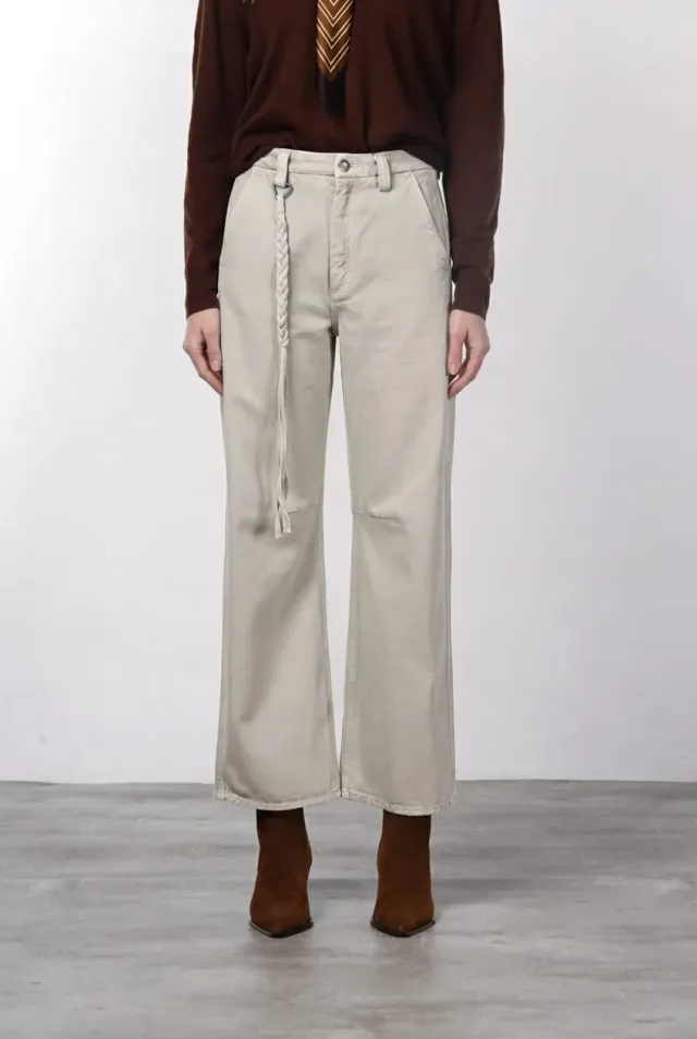 Mason's Valerie pantalone chino donna baloon ghiaccio