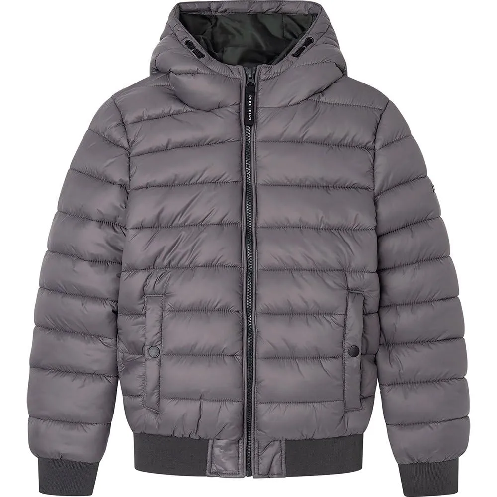 Pepe Jeans Alexander felpa ragazzo blu zip sostenibile