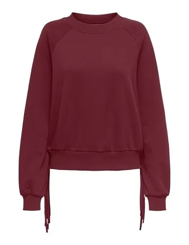 ONLY Onljett L/S O-Neck Box felpa donna M girocollo