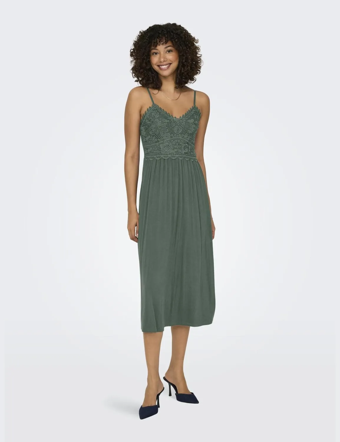 ONLY Onlhoney Strap Dress Jrs abito jersey spalline sottili