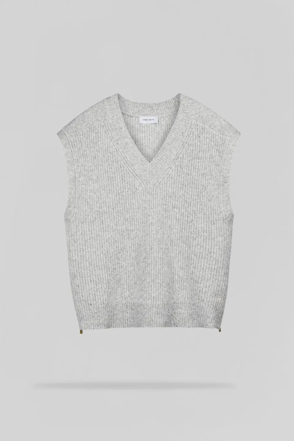 Teddy Smith P-Milo gilet donna grigio chine