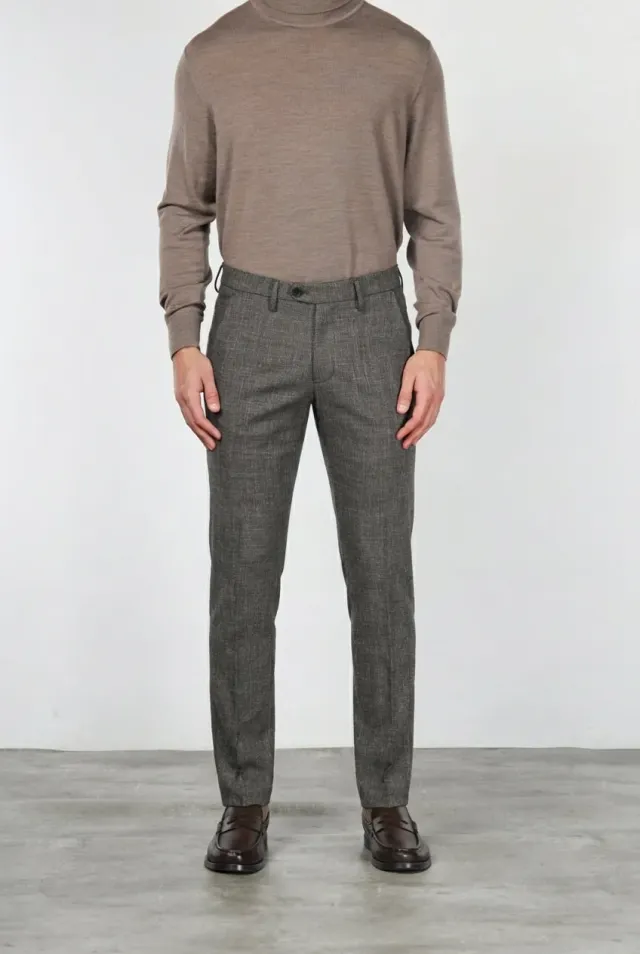 Mason's Torino City chino slim marrone galles sfumato